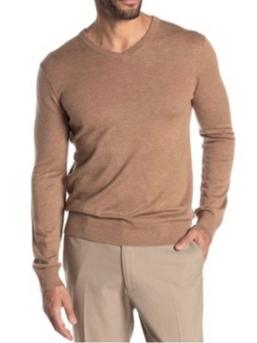 Theory Riland VP Harman Men’s Lightweight Pullover V-Neck Lightweight Sweater XL